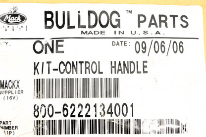 Mack 800-6222134001 Control Handle Kit NOS