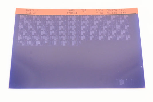 Mack DM477 1 DM477S1011 - DM477S1516 VRI Microfiche NOS