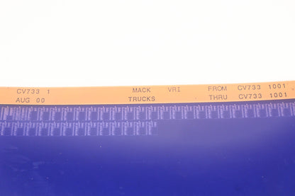 Mack CV733 1 CV7331001 VRI Microfiche NOS