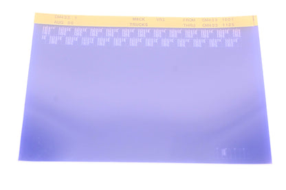 Mack CM433 1 CM4331001 - CM4331125 VRI Microfiche NOS