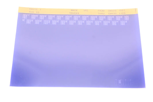 Mack CM433 1 CM4331001 - CM4331125 VRI Microfiche NOS