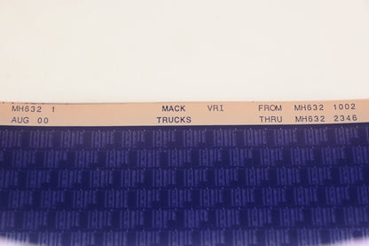 Mack MH632 1 MH6321002 - MH6322346 VRI Microfiche NOS