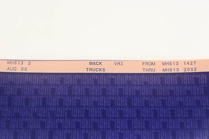 Mack MH613 2 MH6131427 - MH6132052 VRI Microfiche NOS