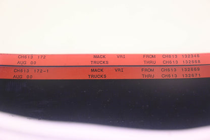 Mack CH613 172, CH613 172-1 CH613132346 - CH613132671 VRI Microfiche Lot of 2 NOS