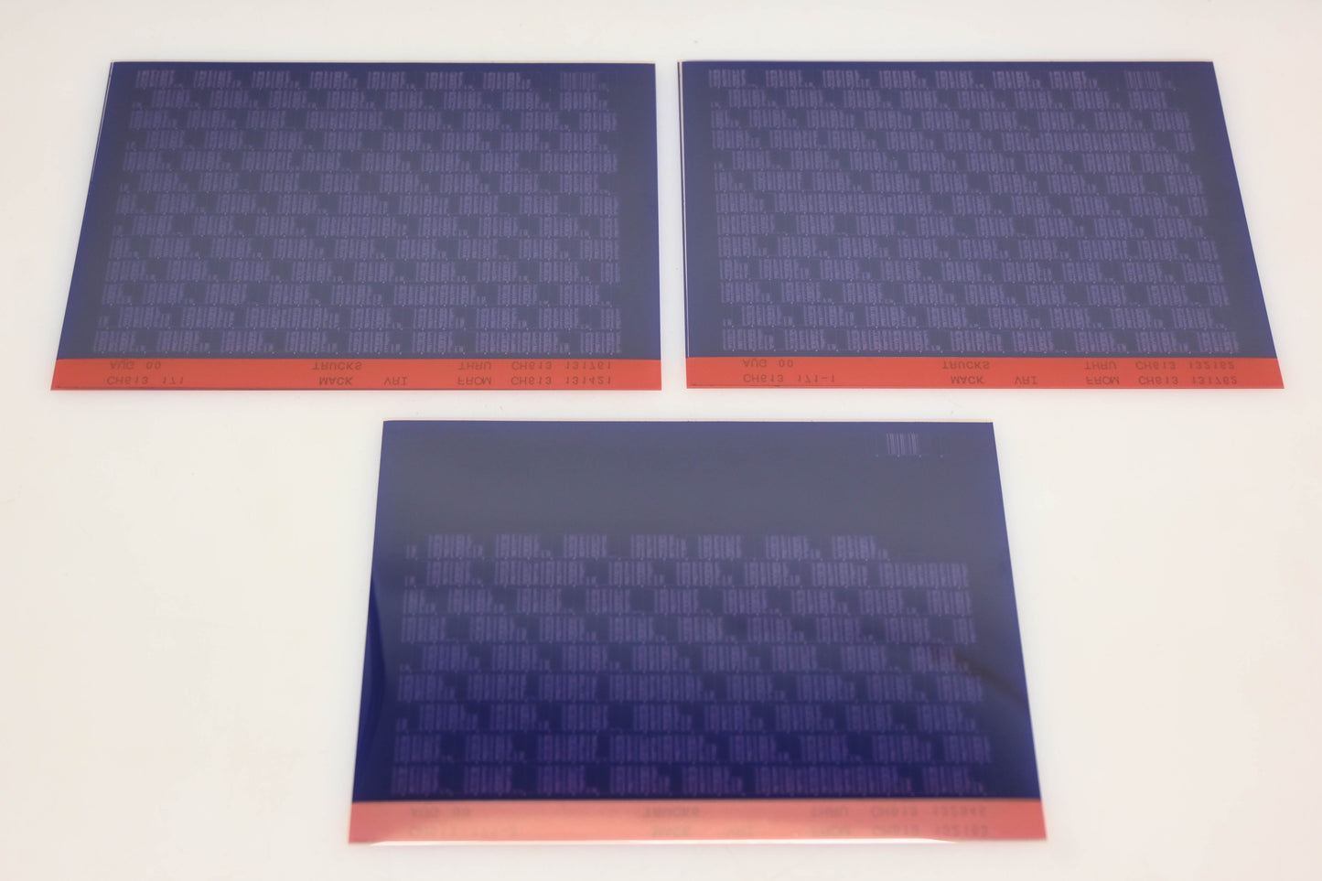 Mack CH613 171, CH613 171-1, CH613 171-2 CH613131421 - CH613132345 VRI Microfiche Lot of 3 NOS