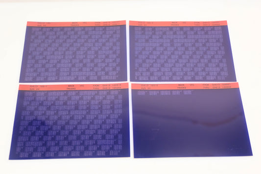 Mack CH613 169, CH613 169-2, CH613 169-3 CH613128420 - CH613129650 VRI Microfiche Lot of 4 NOS