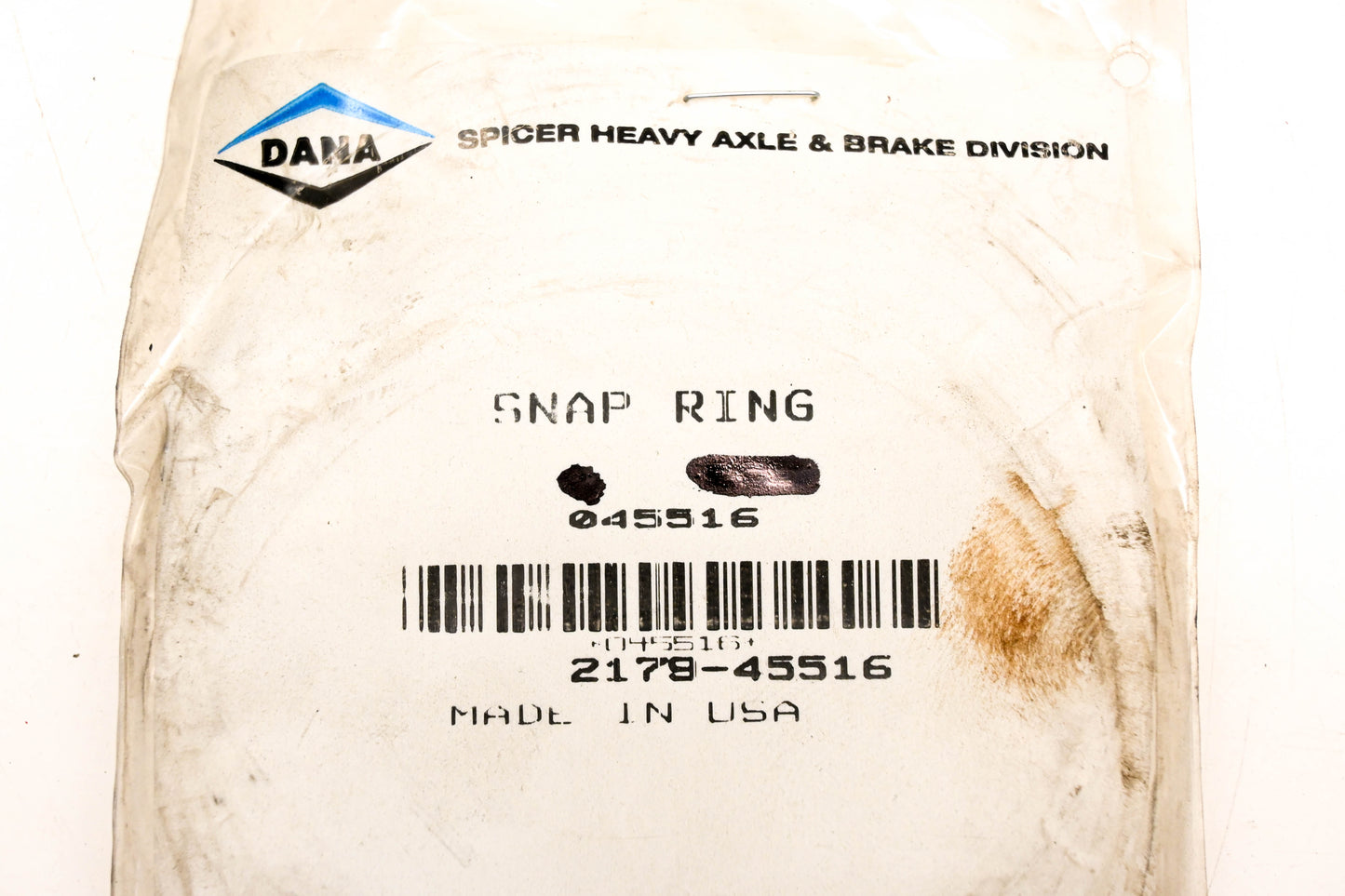 Dana 045516, 2719-45516 Mack Snap Ring NOS
