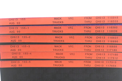 Mack CH613 155, CH613 155-1, CH613 155-5 CH613115948 - CH613117655 VRI Microfiche Lot of 6 NOS