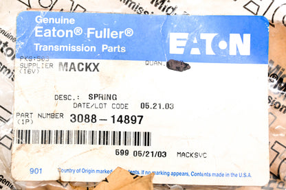 Mack 3088-14897 Springs Eaton Qty 2 NOS