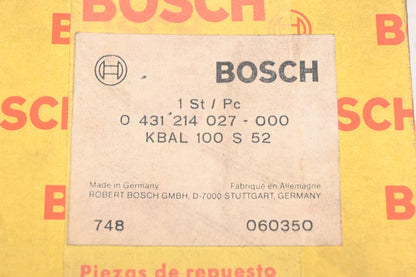 Bosch 0431214027-000, 935-0431214027, KBAL100S52 Fuel Injector NOS