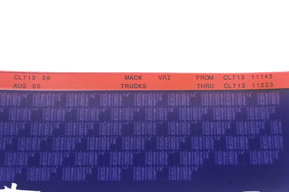 Mack CL713 38 CL71311143 -CL71311223 VRI Microfiche NOS