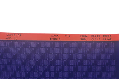 Mack CL713 37 CL71310981 - CL71311142 VRI Microfiche NOS