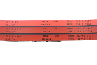 Mack CL713 23, CL713 23-1, CL713 23-2 CL7137137 -CL7137669 VRI Microfiche Lot of 3 NOS
