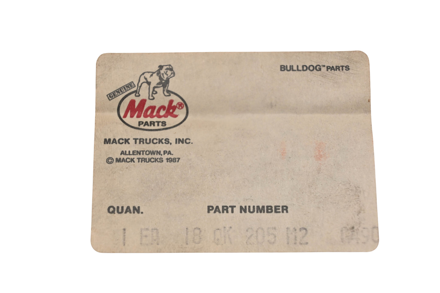 Mack 18QK205M2, 20577145, 18QK23A Tie Rod End Assembly NOS