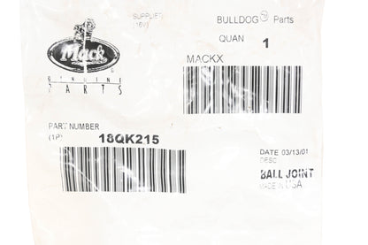 Mack 18QK215 Ball Joint Assembly NOS
