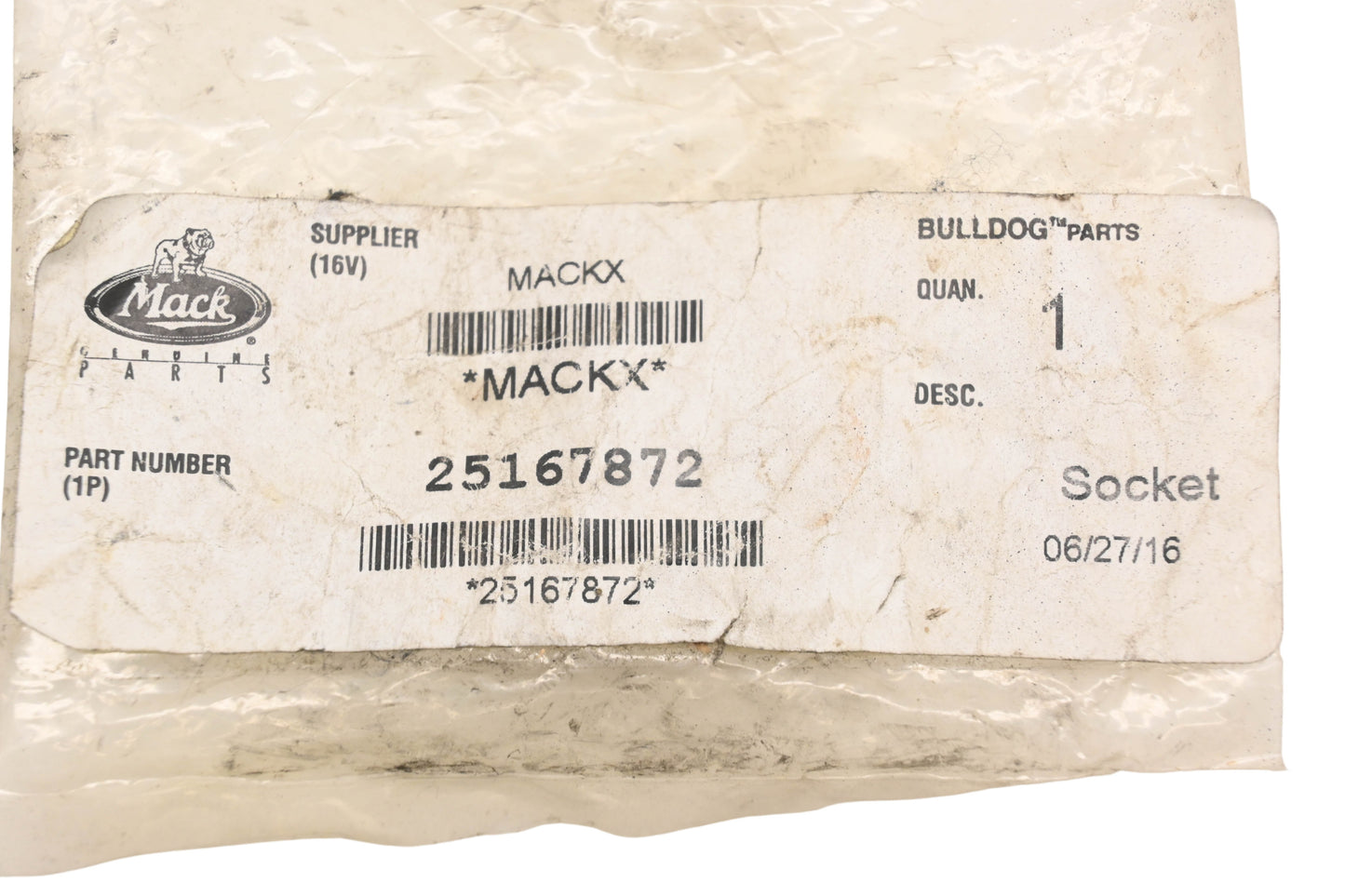 Mack 25167872 Bearing Socket NOS