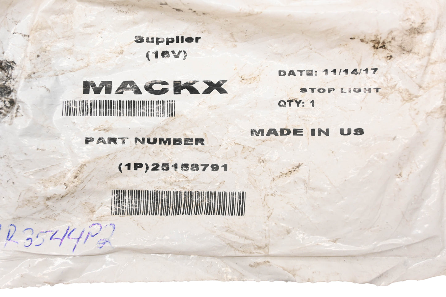Mack 25158791 Stoplight Pressure Switch NOS
