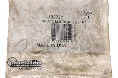 Trucklite 10203Y Yellow Amber Lamp Lens NOS