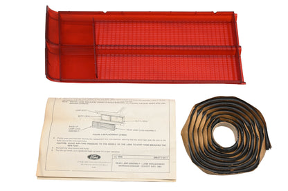 New OEM Ford PJ503-12 1981 Granada Cougar Rear Driver Side Replacement Lens Kit NOS
