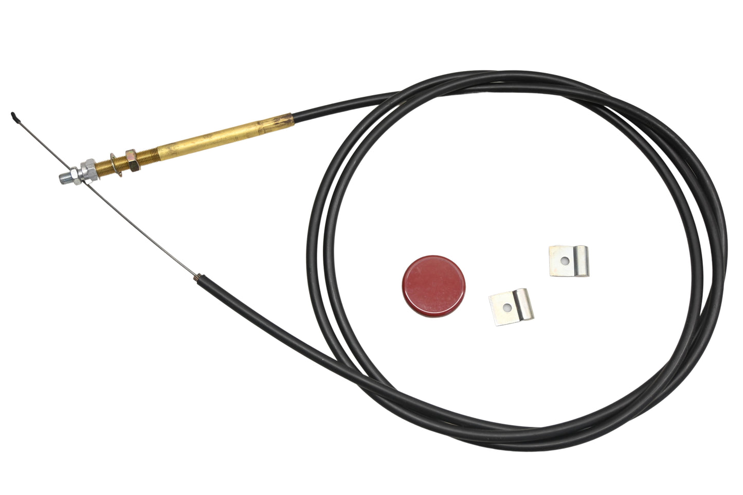 Teleflex Morse 317010-E09-0120.0, 317010-E9-120.0 Red Knob PTO Control Cable Kit NOS