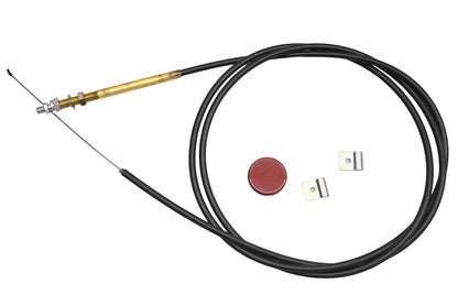 Teleflex Morse 317010-E09-0120.0, 317010-E9-120.0 Red Knob PTO Control Cable Kit NOS