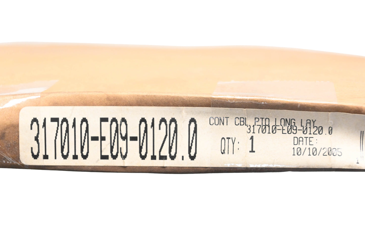 Teleflex Morse 317010-E09-0120.0, 317010-E9-120.0 Red Knob PTO Control Cable Kit NOS