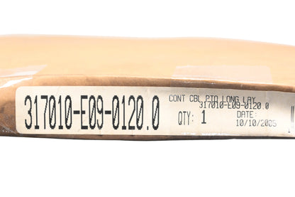 Teleflex Morse 317010-E09-0120.0, 317010-E9-120.0 Red Knob PTO Control Cable Kit NOS