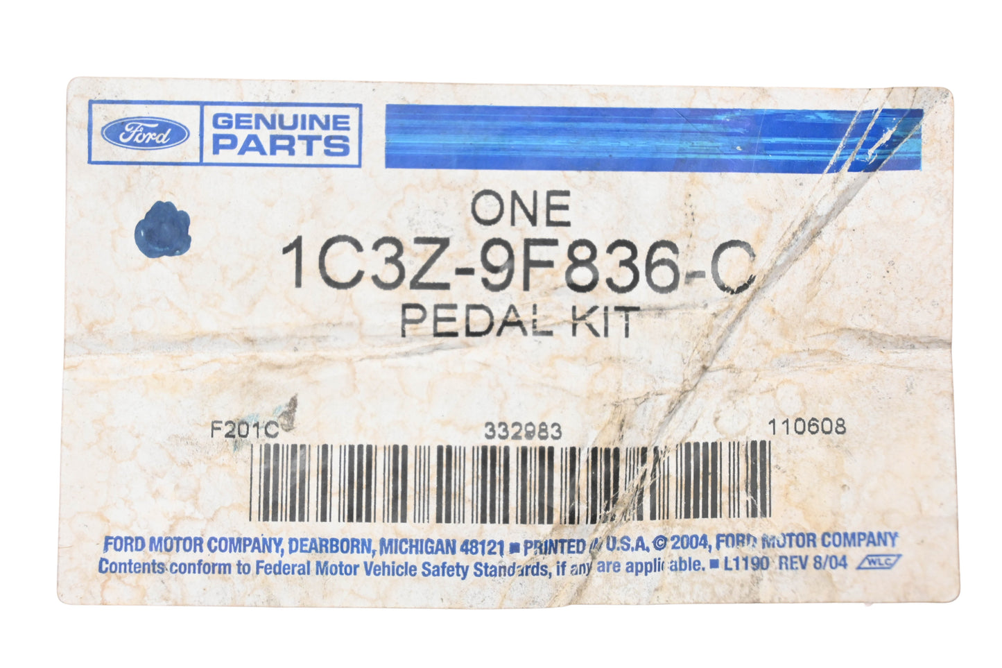 New OEM Ford 1C3Z-9F836-C Accelerator Pedal Kit NOS