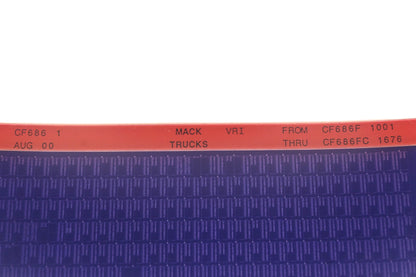 Mack CF686 1 CF686F1001 - CF686FC1676 VRI Microfiche NOS