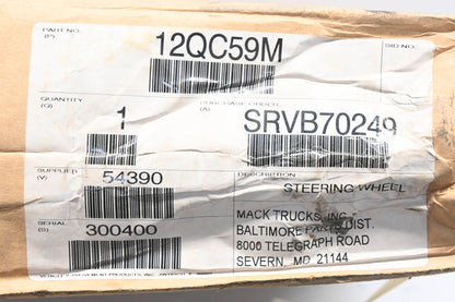 Mack 12QC59M Steering Wheel NOS