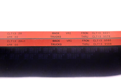 Mack CL713 29, CL713 29-1 CL7139221 - CL7139598 VRI Microfiche Lot of 2 NOS