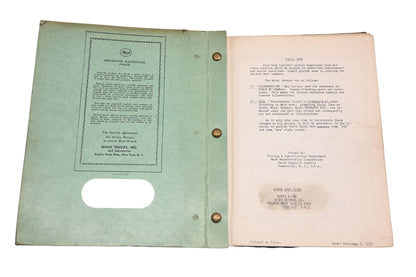 Mack 2389 1956 Model B-60T Truck Parts List Manual