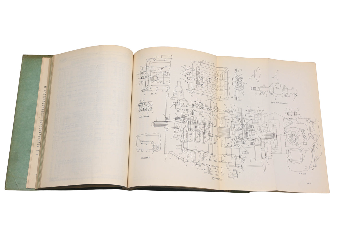 Mack 2342 1955 Model B-421T Parts List Manual