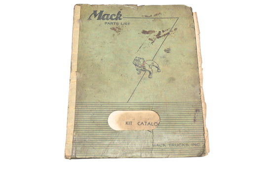 Mack YF018-21 1960 Kit Catalog Manual