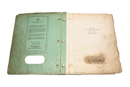 Mack YF018-21 1960 Kit Catalog Manual