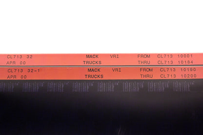 Mack CL713 32, CL713 32-1 CL71310001 - CL71310200 VRI Microfiche Lot of 2 NOS