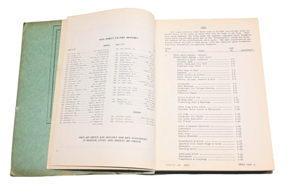 Mack 2346 1956 Model H-62T Parts List Manual