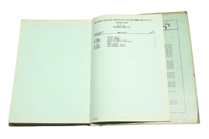 Mack 2346 1956 Model H-62T Parts List Manual