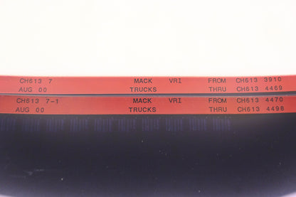 Mack CH613 7, CH613 7-1 CH6133910 - CH6134498 VRI Microfiche Lot of 2 NOS