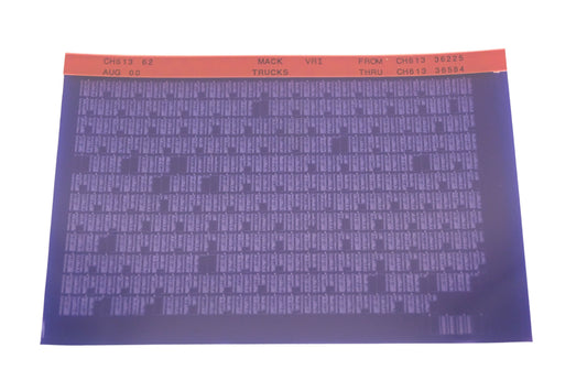 Mack CH613 62 CH61336225 - CH61336584 VRI Microfiche NOS