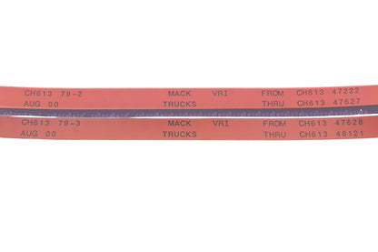 Mack CH613 79-2, CH613 79-3 CH61347222 - CH61348121 VRI Microfiche Lot of 2 NOS