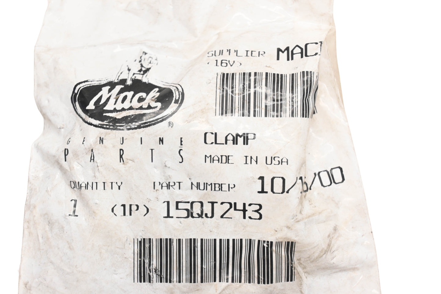 Mack 15QJ243 Wheel Clamp NOS