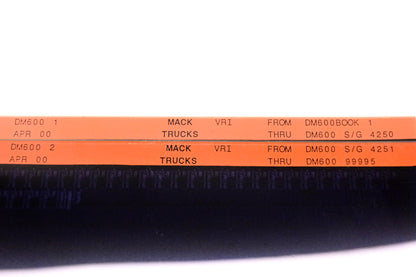 Mack DM600 1, DM600 2 DM600BOOK1 - DM60099995 VRI Microfiche Lot of 2 NOS