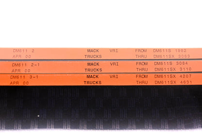 Mack DM611 2, DM611 2-1, DM611 3-1 DM611S1982 - DM611SX4631 VRI Microfiche Lot of 3 NOS