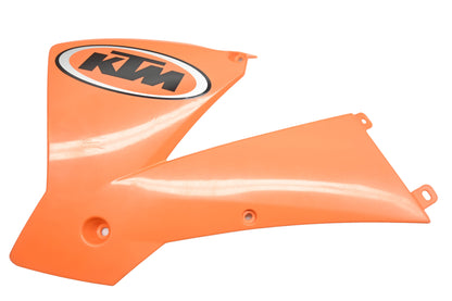 New OEM KTM 5030815000004 Orange Lefthand Radiator Shroud NOS