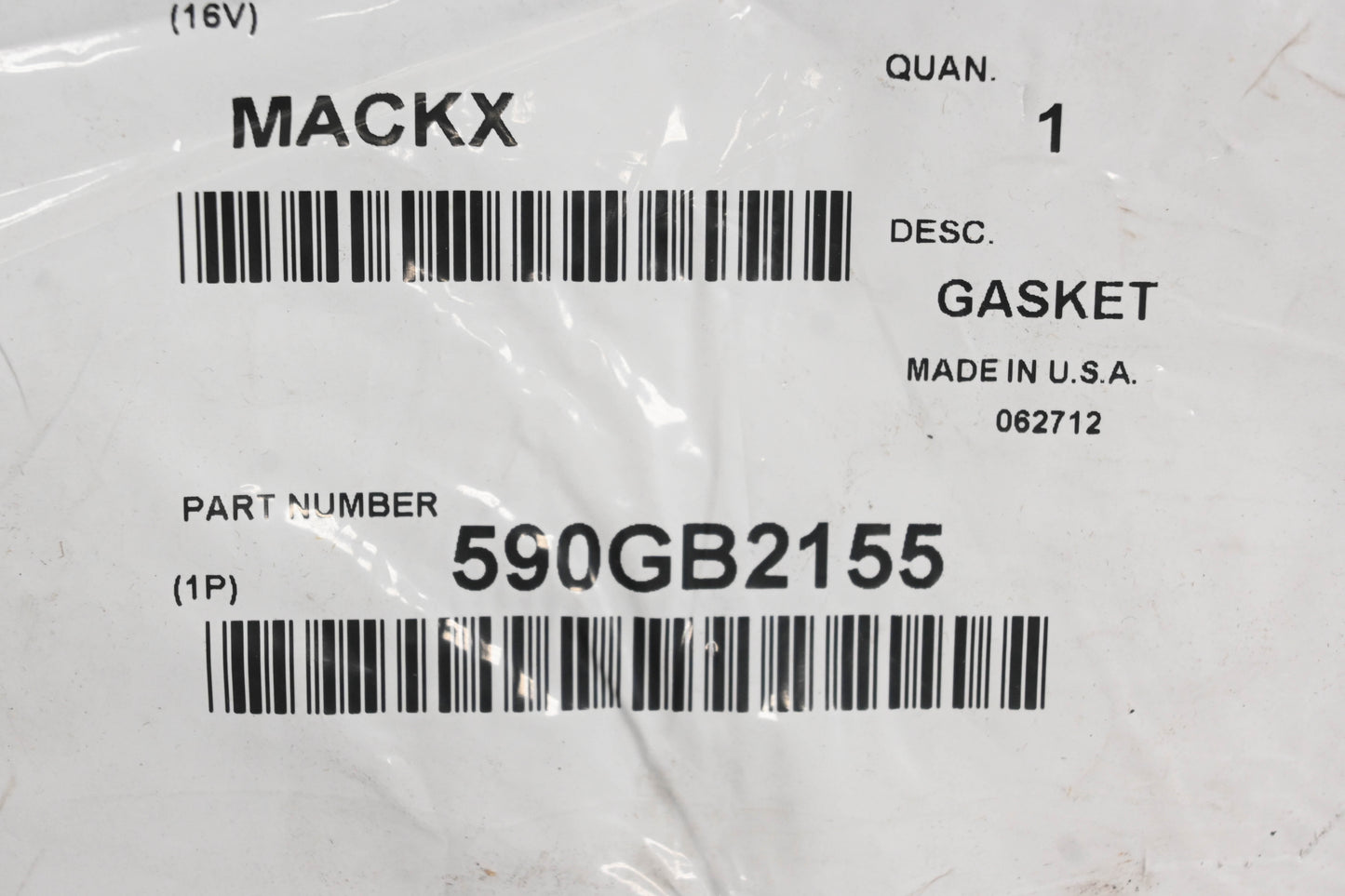 Mack 590GB2155 Gasket NOS