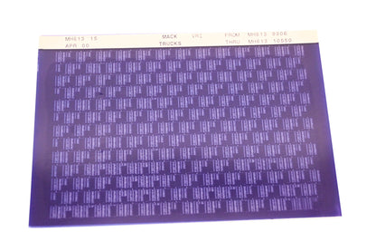 Mack MH613 15 MH6139906 - MH61310550 VRI Microfiche NOS