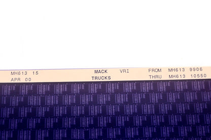 Mack MH613 15 MH6139906 - MH61310550 VRI Microfiche NOS