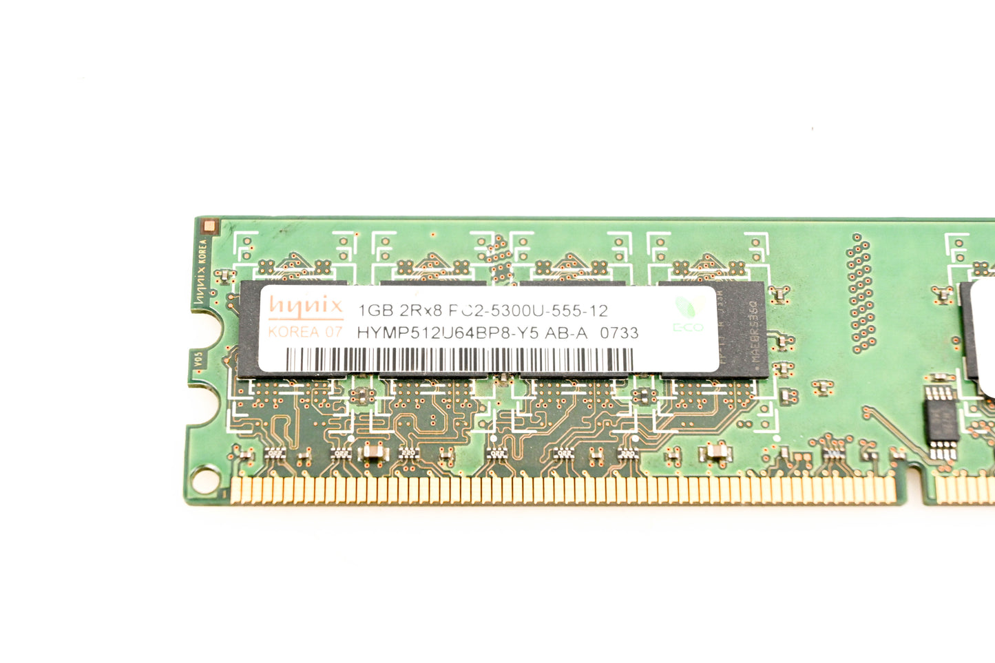 Hynix HYMP512U64BP8-Y5, SNPU8622C/1G Dell 1GB 2Rx8 PC2-5300U-555-12 DDR2 Memory Stick