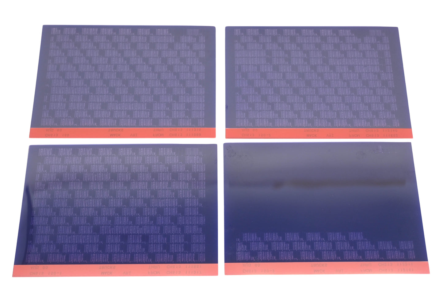 Mack CH613 150, CH613 150-1, CH613 150-3 CH613111069 - CH613112211 VRI Microfiche Lot of 4 NOS